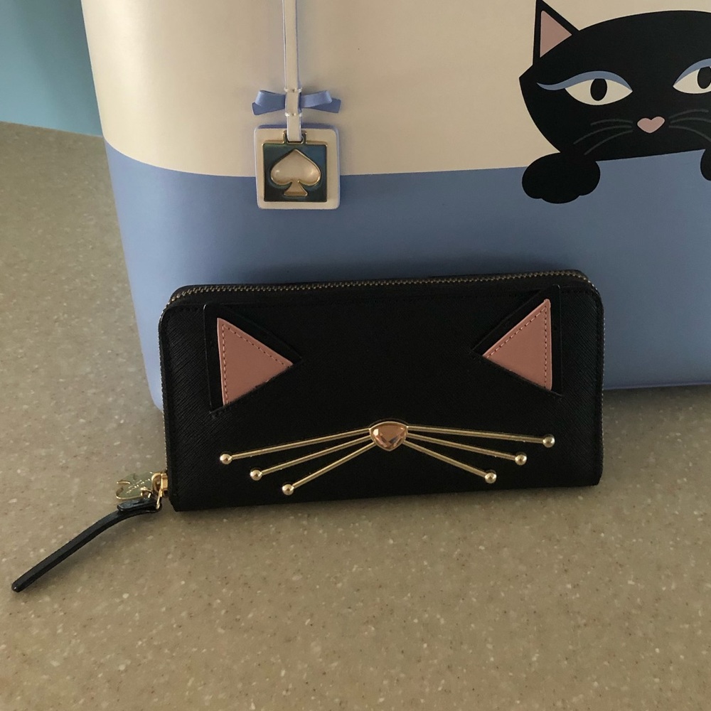 Kate Spade Jazz things up cat wallet